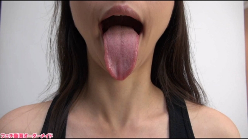 女の子の舌フェチ写真